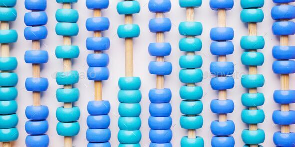 Toy abacus ancient calculator math arithmetic - Stock Photo - Images
