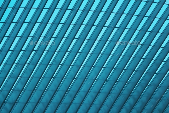 Modern abstract architectural blue pattern. - Stock Photo - Images