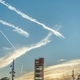 Chemtrails in Barcelona sky - PhotoDune Item for Sale