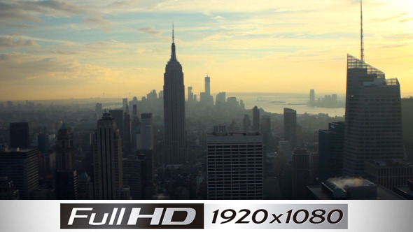 NY Aerial View Manhattan HD 1