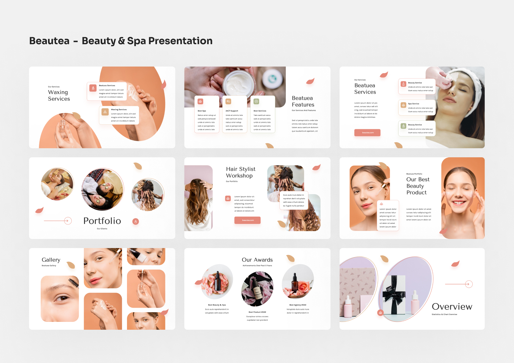 Beautea - Beauty & Spa PowerPoint Presentation, Presentation Templates