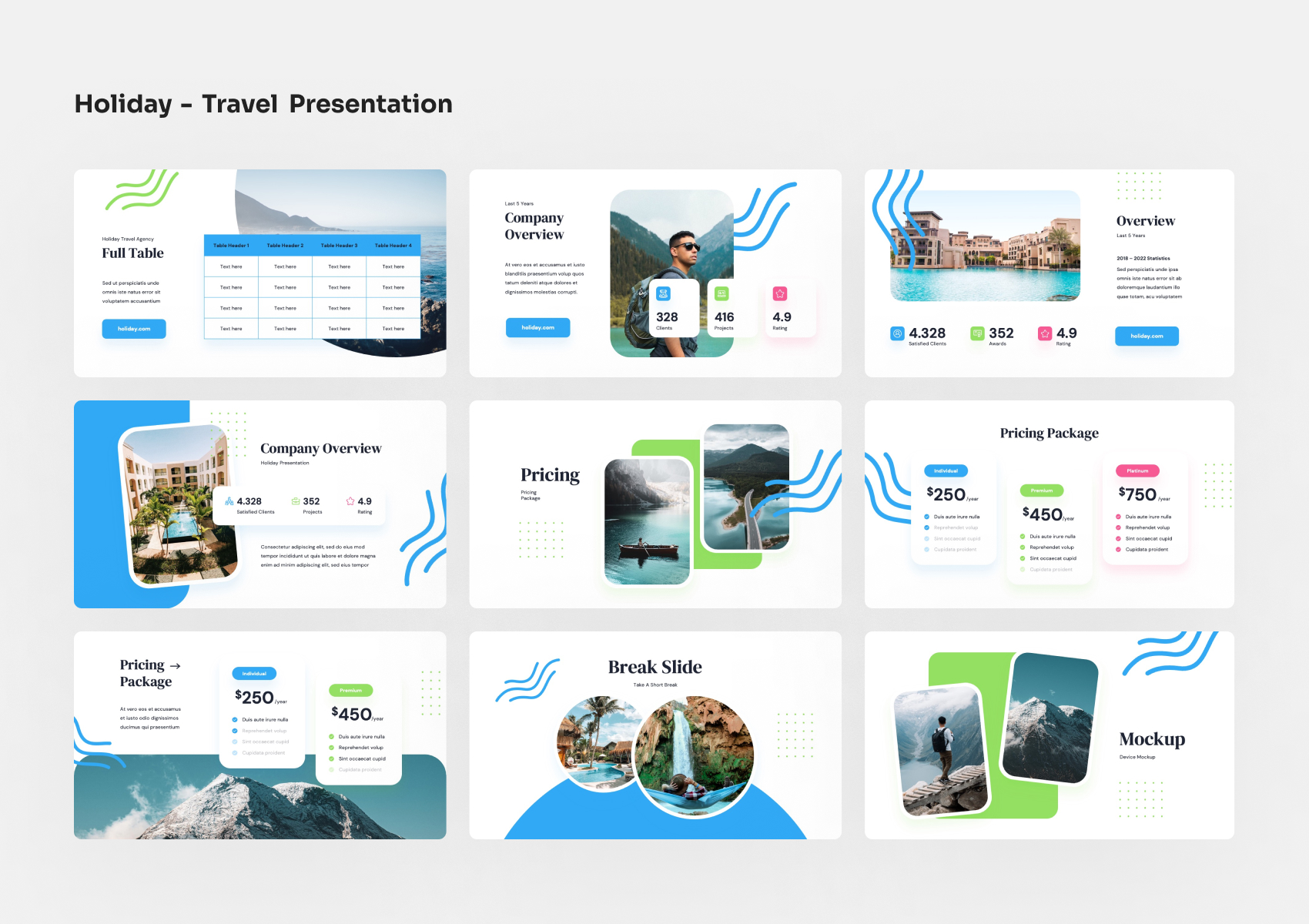 Holiday - Travel PowerPoint Presentation, Presentation Templates ...