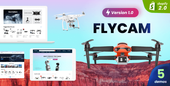 Flycam - Minimal Responsive Shopify Theme for Drone Camera & Accessories
