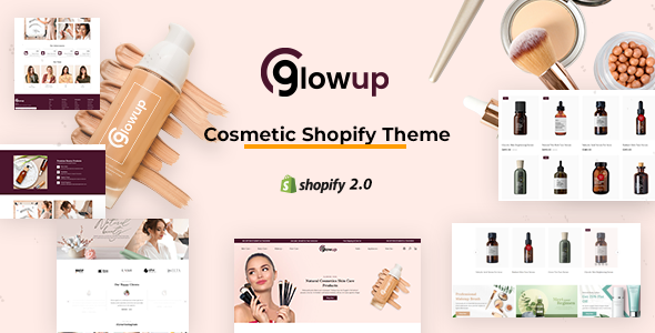 Glowup - Beauty Store Shopify Theme