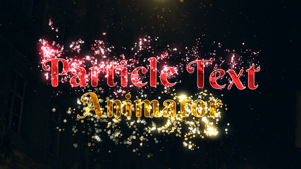 Particle Text Animator