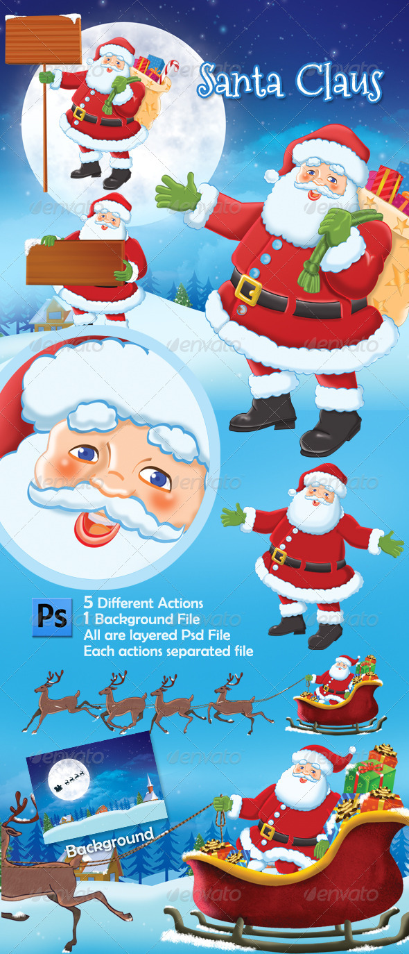 Santa Claus - Characters Illustrations