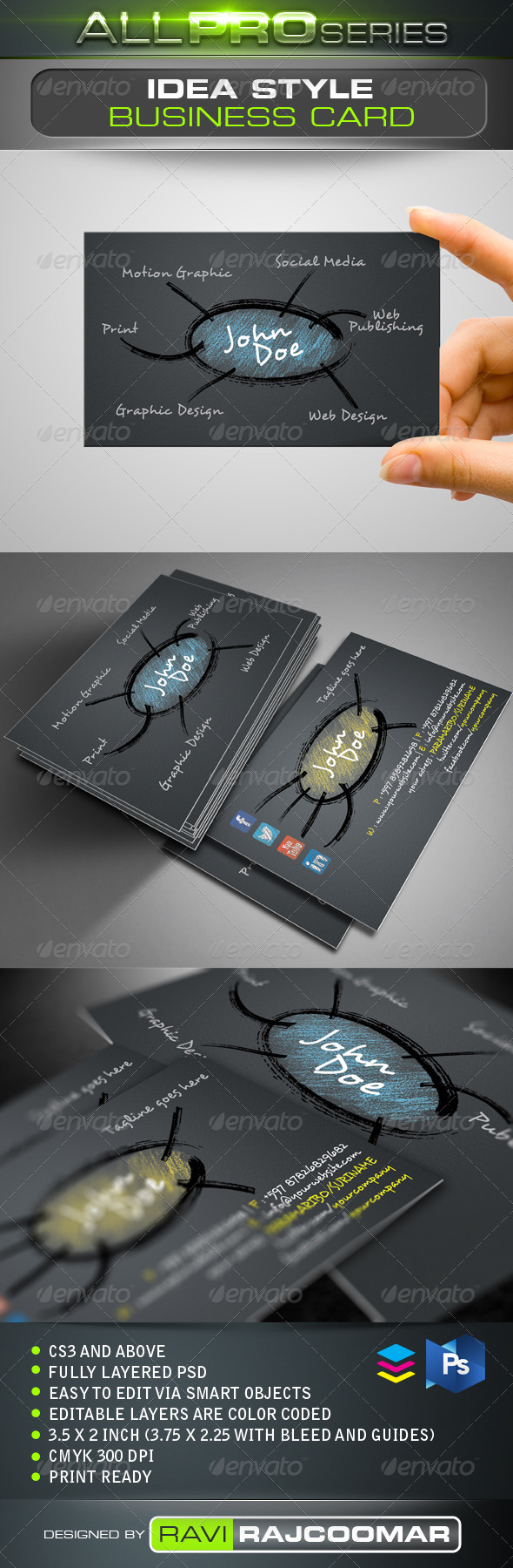 Idea Style Business Card - Creative Business Cards
