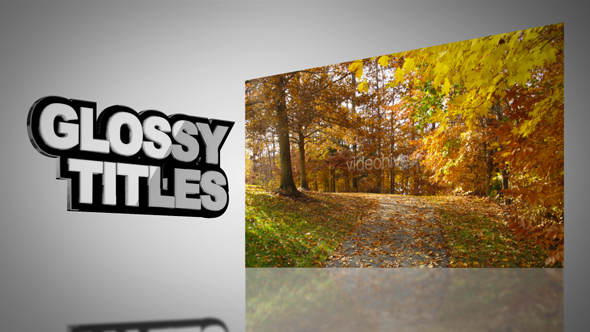 Glossy 3D Titles - VideoHive 3573071