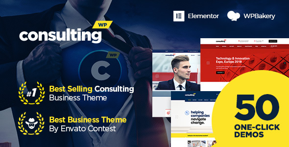 Consulting  Business, Finance WordPress Theme