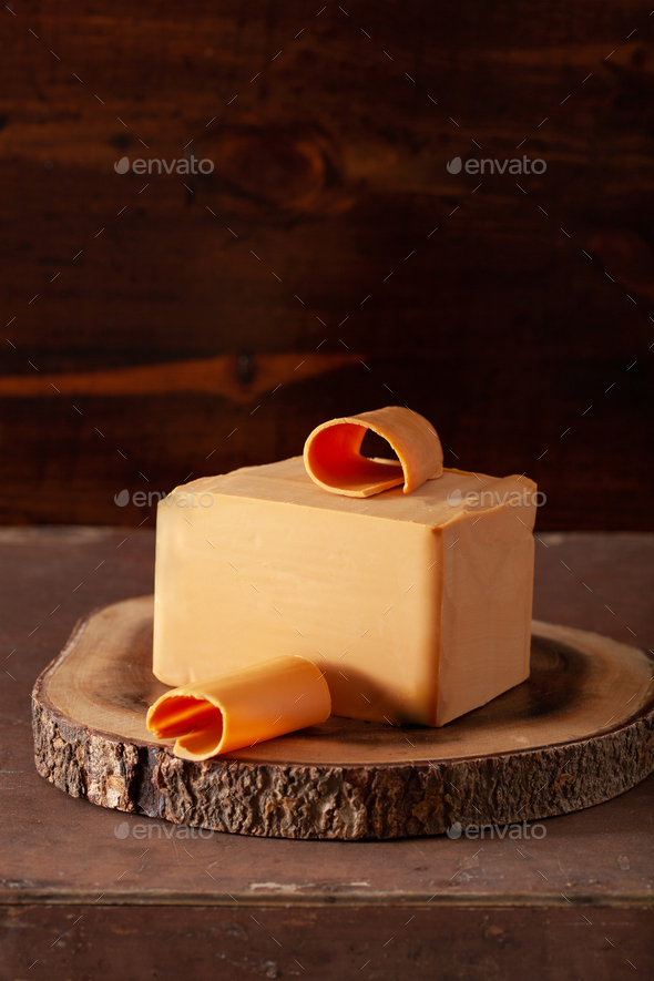 Norwegian Brunost Traditional Brown Cheese Stock Photo By Duskbabe