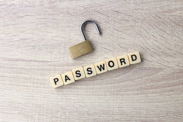 Lock and password  - Stock Photo - Images