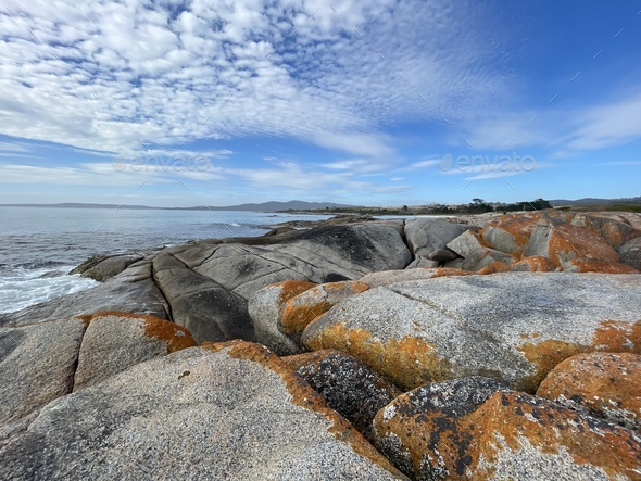 Bay of Fires, Tasmania - Stock Photo - Images