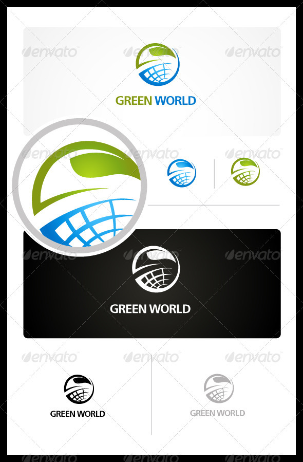 Green World - Vector Abstract