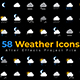 Weather Icons - 58 Pack - VideoHive Item for Sale