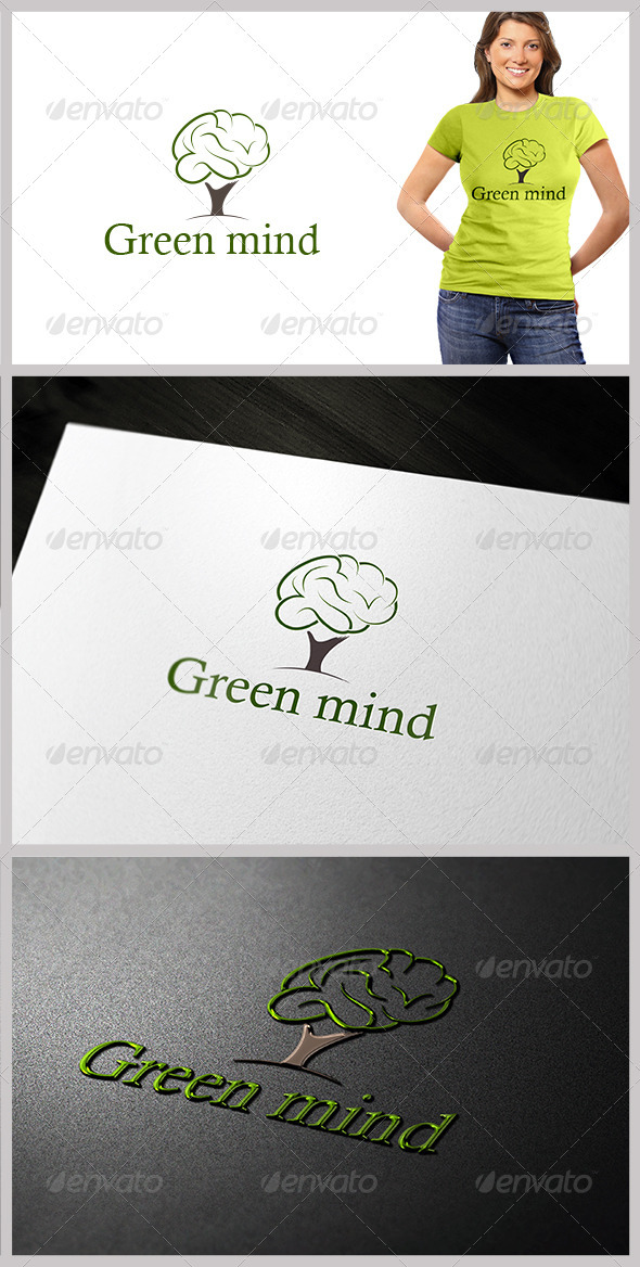 Green Mind - Objects Logo Templates