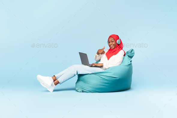 laptop bean bag