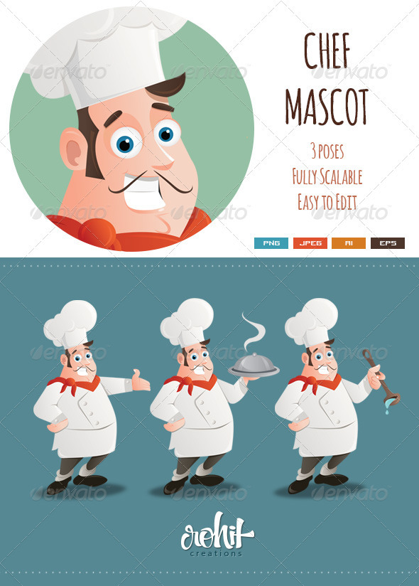 Chef Mascot - People Characters