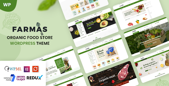 Farmas  Organic Food Store WordPress Theme