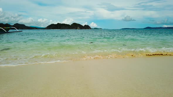 Tropical Beach and Blue Sea alt