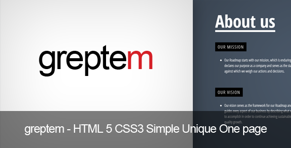 GReptem - HTML - ThemeForest 3409316