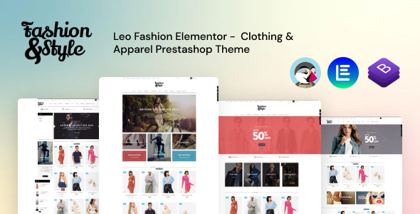 Leo Fashion Elementor – Clothing & Apparel Prestashop Theme