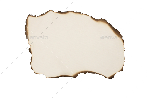 burn paper texture piece torn burned edge Stock Photo by CCpreset ...
