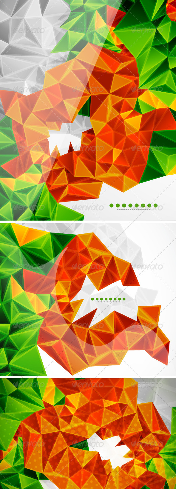Vector Mosaics Backgrounds - Backgrounds Decorative