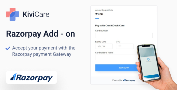 KiviCare  Razorpay Payment Gateway ( Add  on  )
