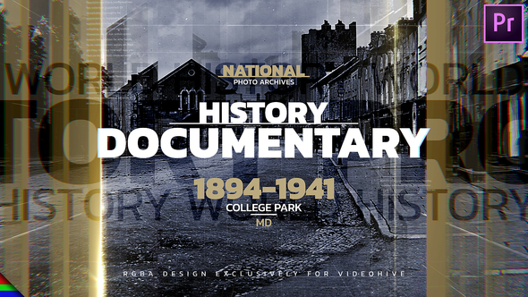 History Promo Premiere Pro template preview