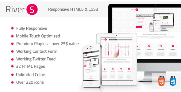 Rivers Responsive Premium - ThemeForest 3558245