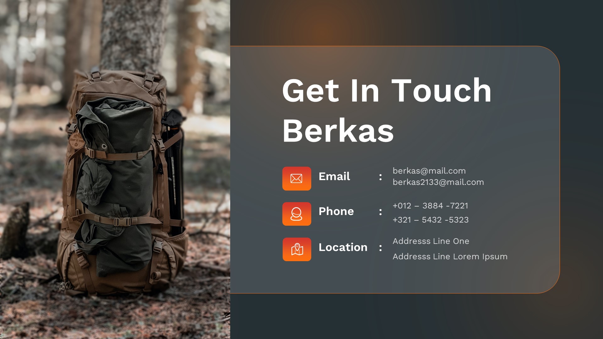 Berkas - Backpack Powerpoint Template, Presentation Templates ...