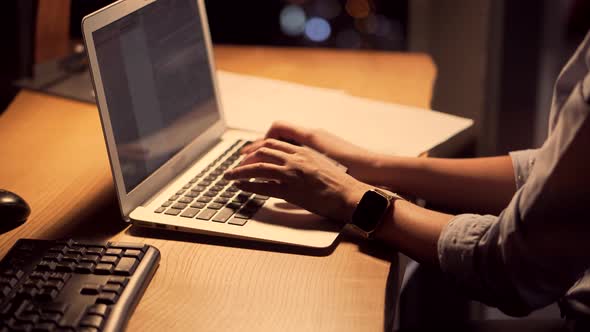 Secretary Checking Website For Boss Delivery Package. Saleswoman Supervisor Support Web Store. alt