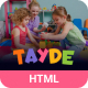 Tayde – Modern Kindergarten & Baby Care HTML Template