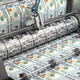 Printing money dollar bills on a print machine in typography. - PhotoDune Item for Sale