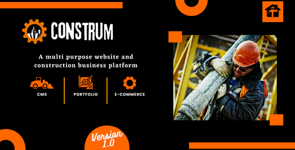Construm  A multi purpose website and construction business platform