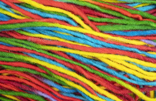Colorful wool yarn - Stock Photo - Images