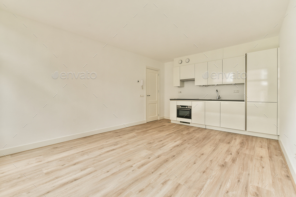 Household Appliances in Modern Kitchen Stock Photo - Image of wall