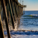 Waves crashing at the Virginia Beach pier - PhotoDune Item for Sale