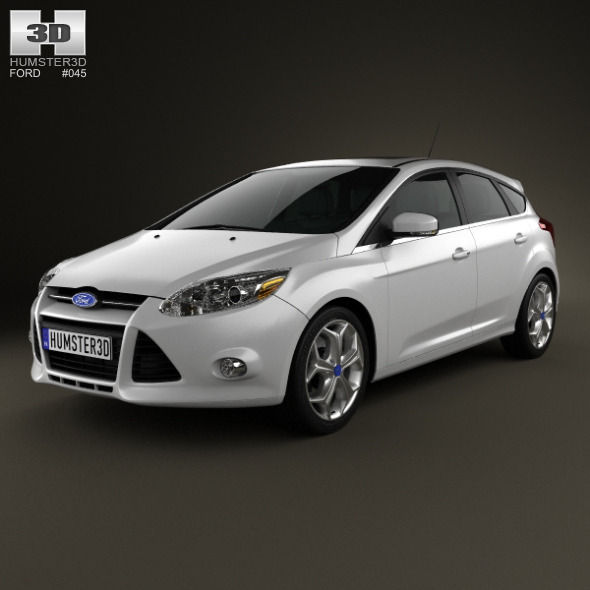 Ford Focus Hatchback Titanium 2012 - 3DOcean Item for Sale