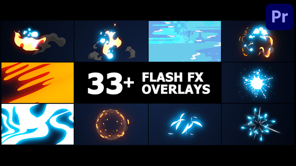 Flash FX Overlay Pack | Premiere Pro MOGRT