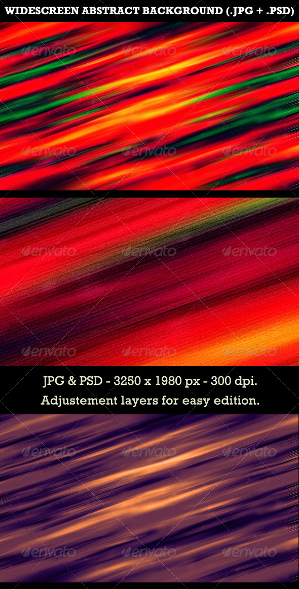 Widescreen Abstract Background - Abstract Backgrounds