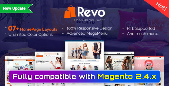 Revo - Responsive Magento 2 Shopping Theme