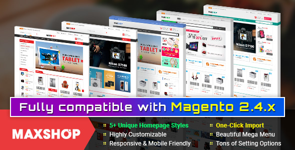 Maxshop - Premium Magento 2 and 1.9 Store Theme