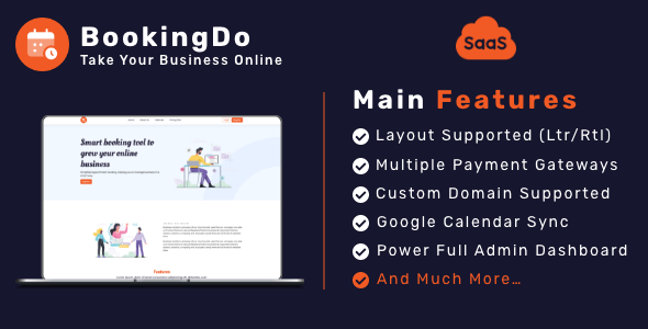 BookingDo SaaS  Multi Business Appointment, Service Booking SaaS