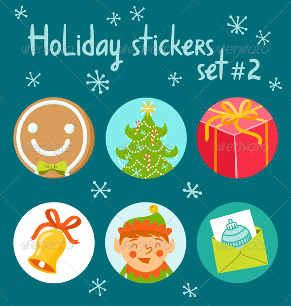 Holiday Stickers Set 2 - Seasons/Holidays Conceptual