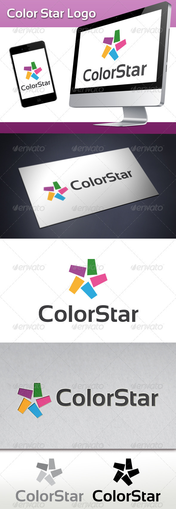 Color Star Logo - Abstract Logo Templates