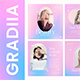 Gradiia - Gradient Fashion Instagram Post Templates