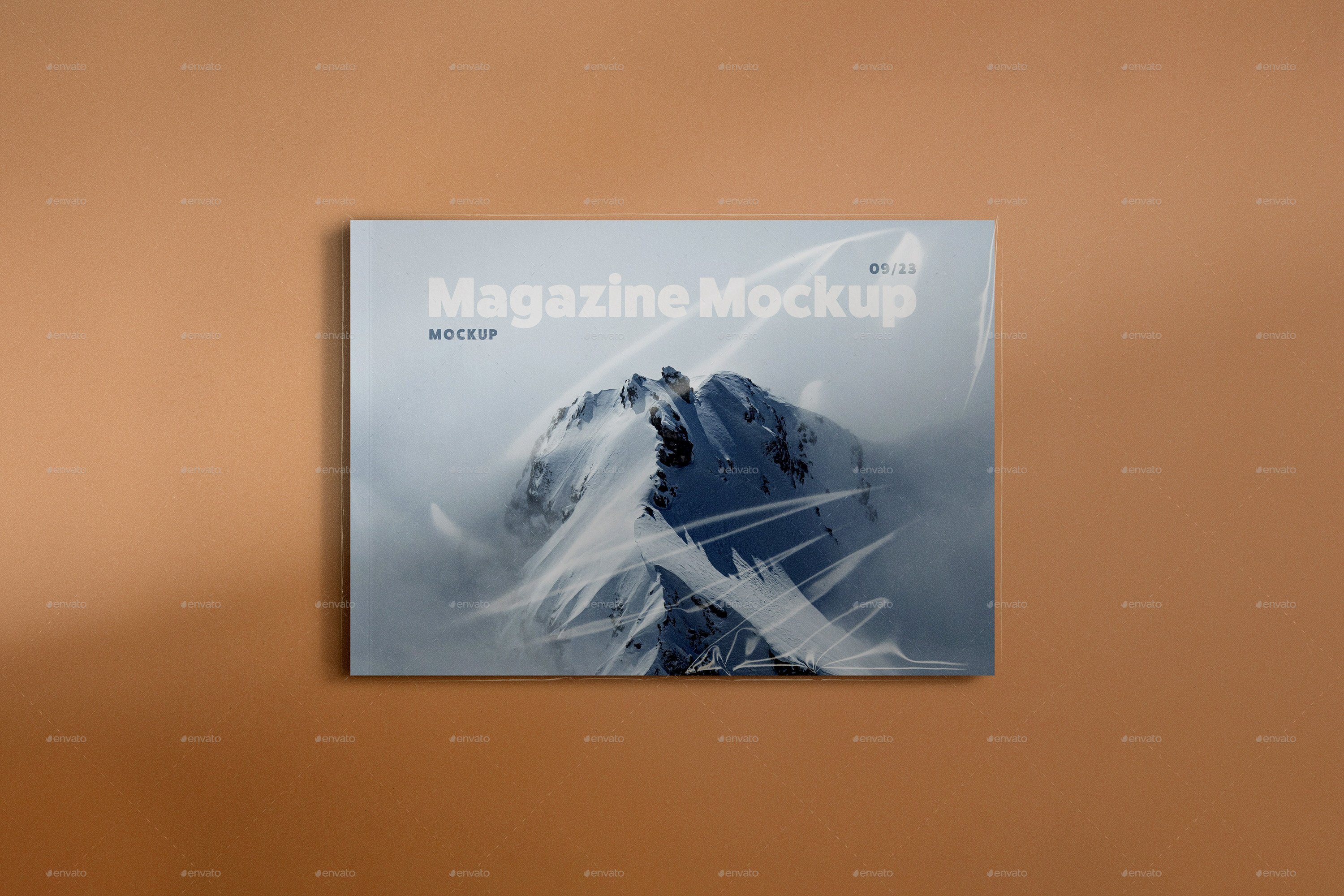 Wrapped Magazine Mockups, Graphics | GraphicRiver