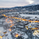 Winter townscape of Zakopane in Poland, aerial drone view - PhotoDune Item for Sale