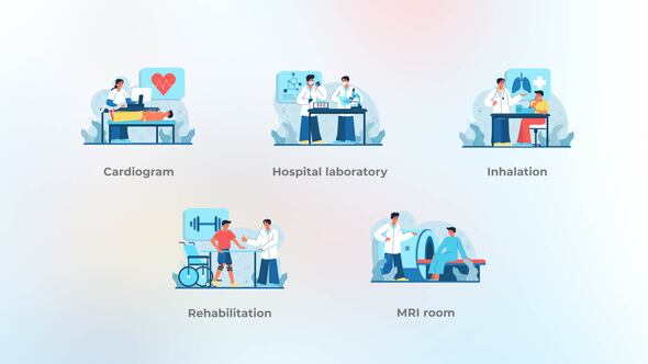 Hospital laboratory - Flat concept